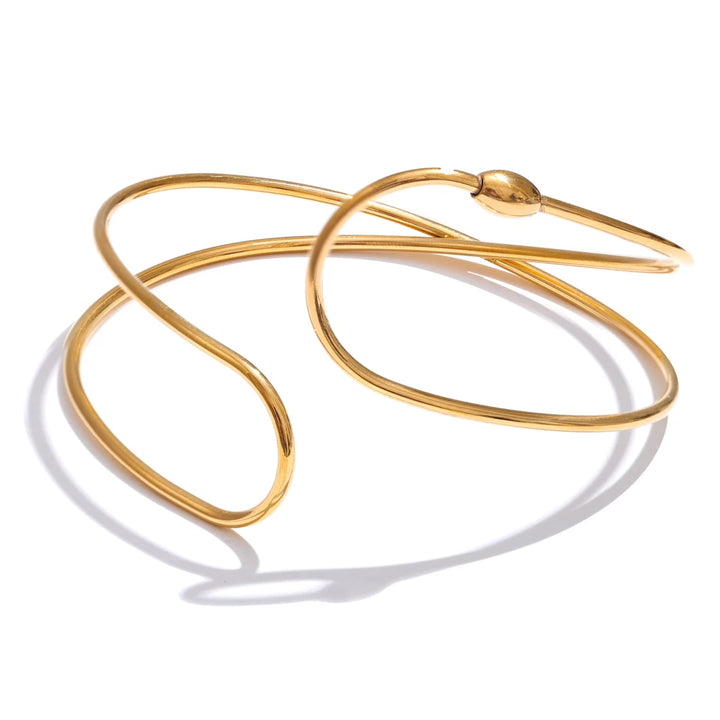 ELINE bracelet in gold – Velaroco