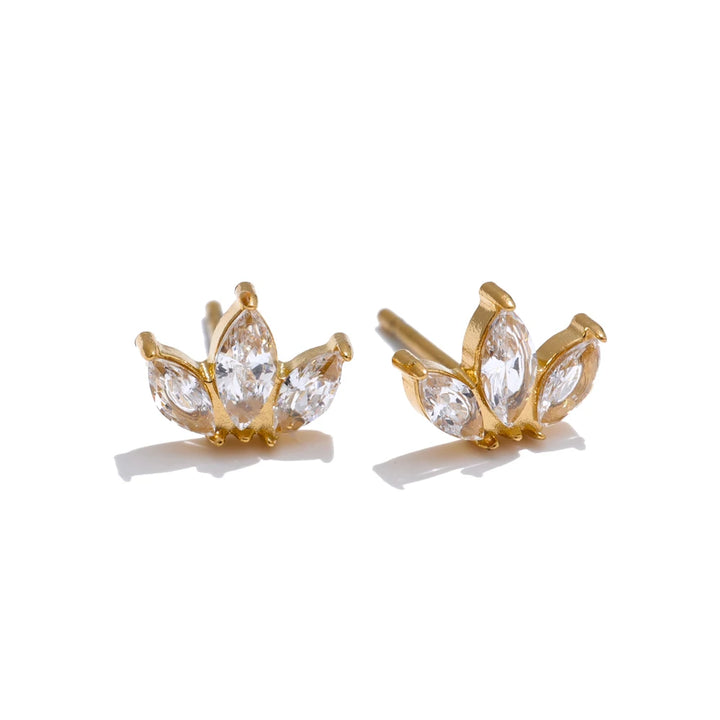 GALI earrings in gold – Velaroco