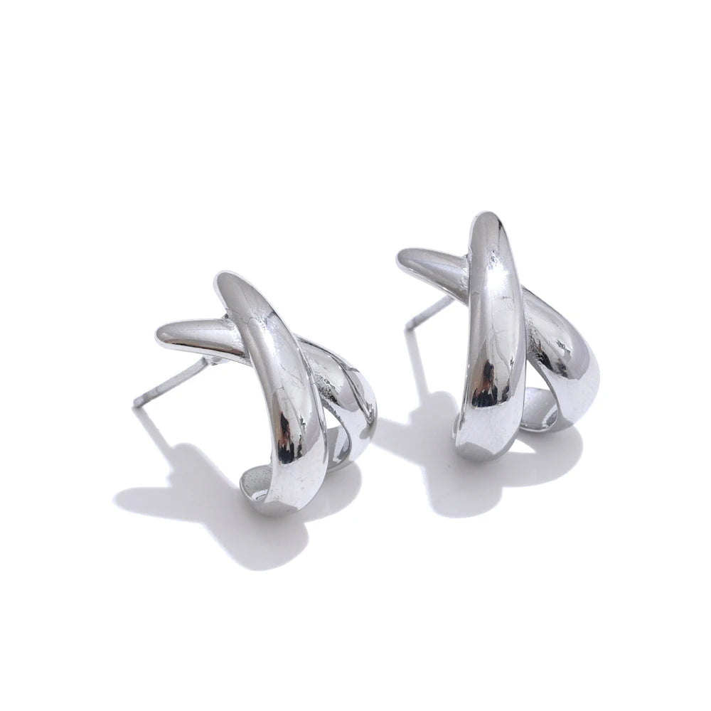 LENNY earrings in silver – Velaroco