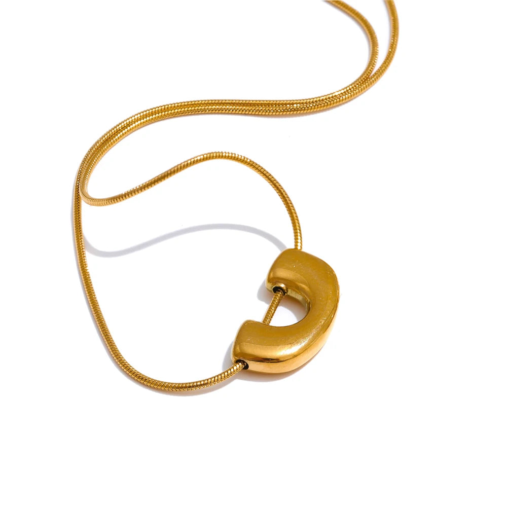 LIA necklace in gold – Velaroco