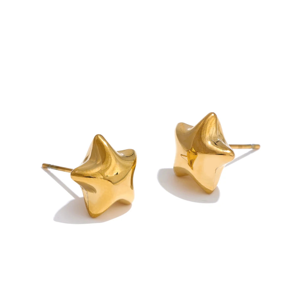 LUCIA earrings in gold – Velaroco