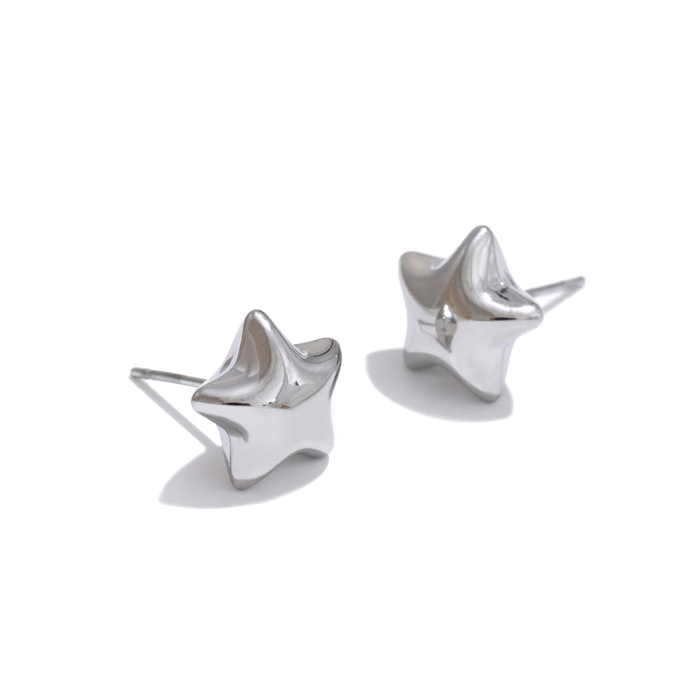 LUCIA earrings in silver – Velaroco