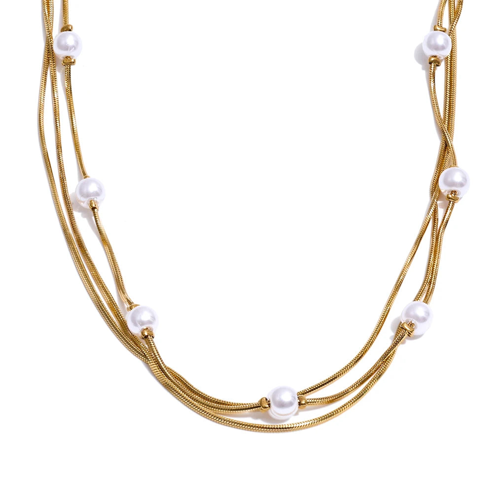 NOELLE necklace in gold – Velaroco