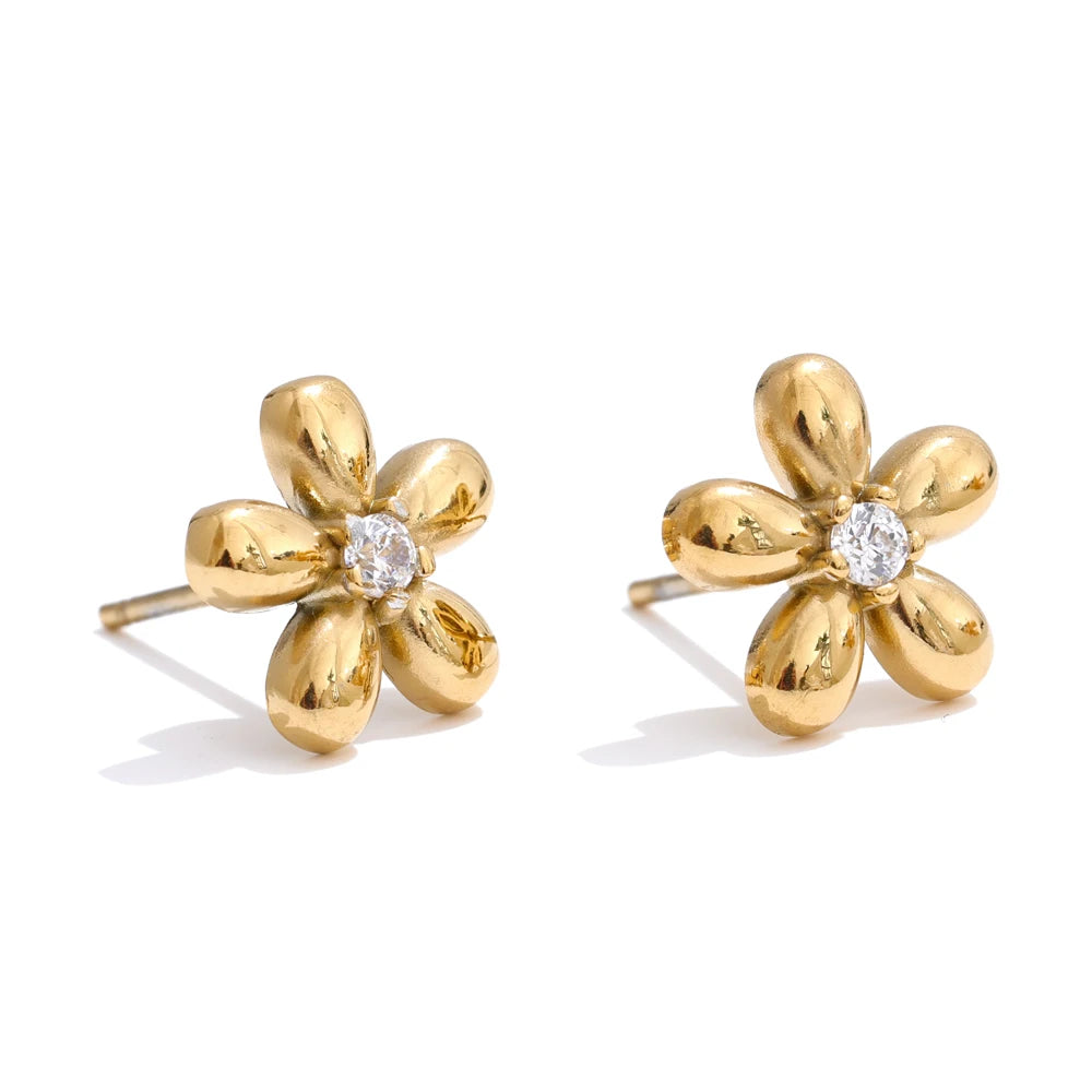 POPPY earrings in gold – Velaroco
