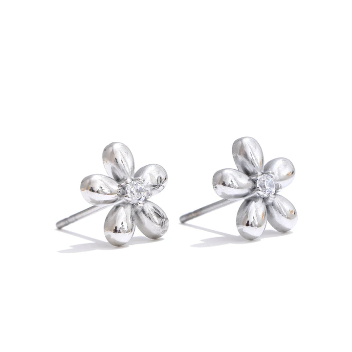 POPPY earrings in silver – Velaroco