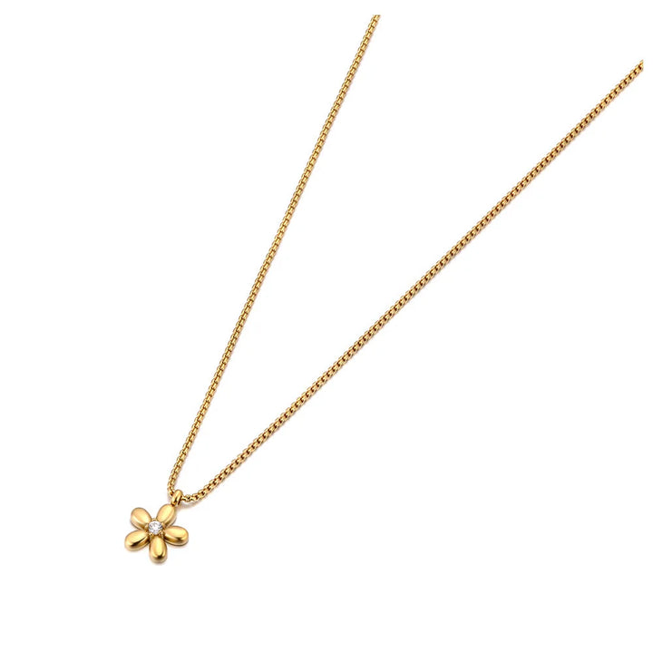 POPPY necklace in gold – Velaroco