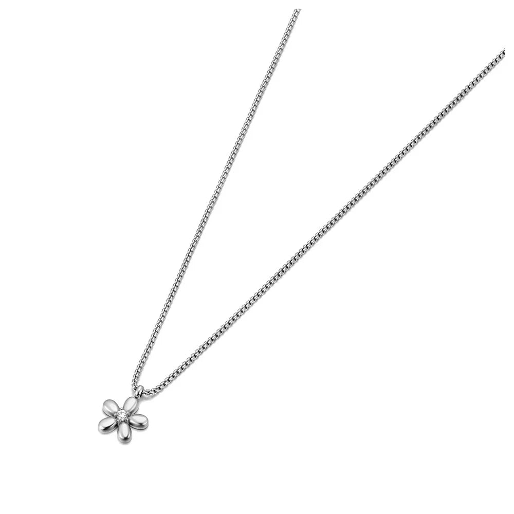 POPPY necklace in silver – Velaroco