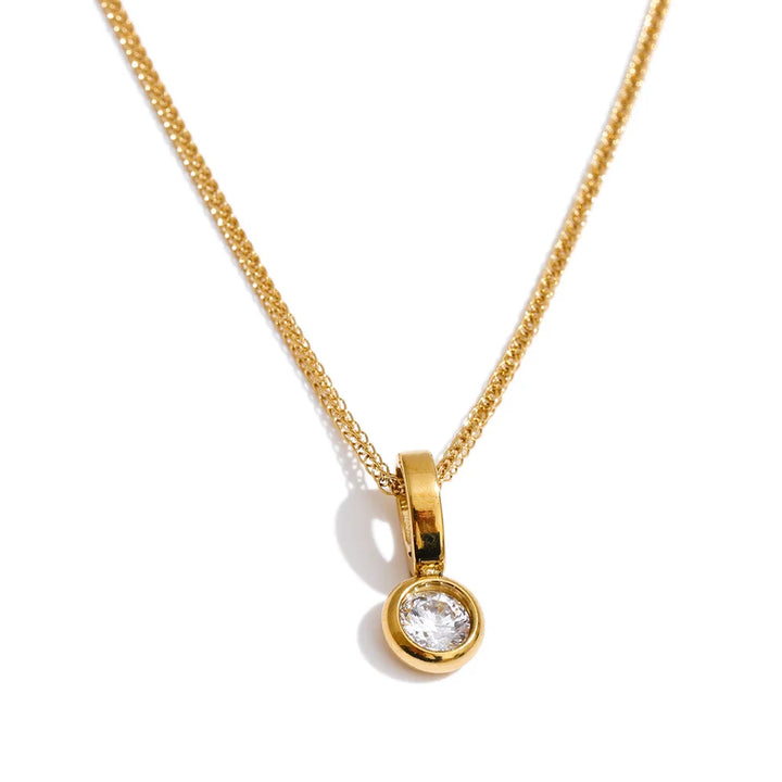 TESSA necklace in gold – Velaroco