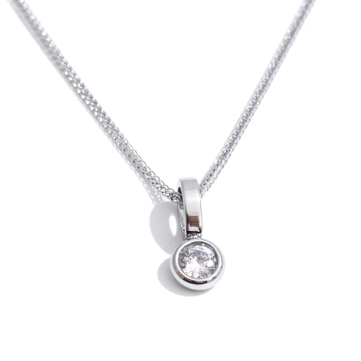 TESSA necklace in silver – Velaroco